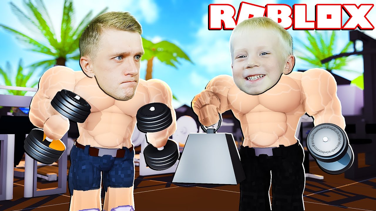 Про учит нубика как стать качком roblox